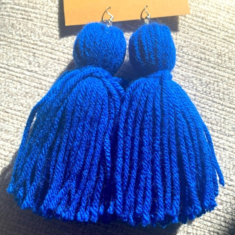 Tassel Yarn Earrings
